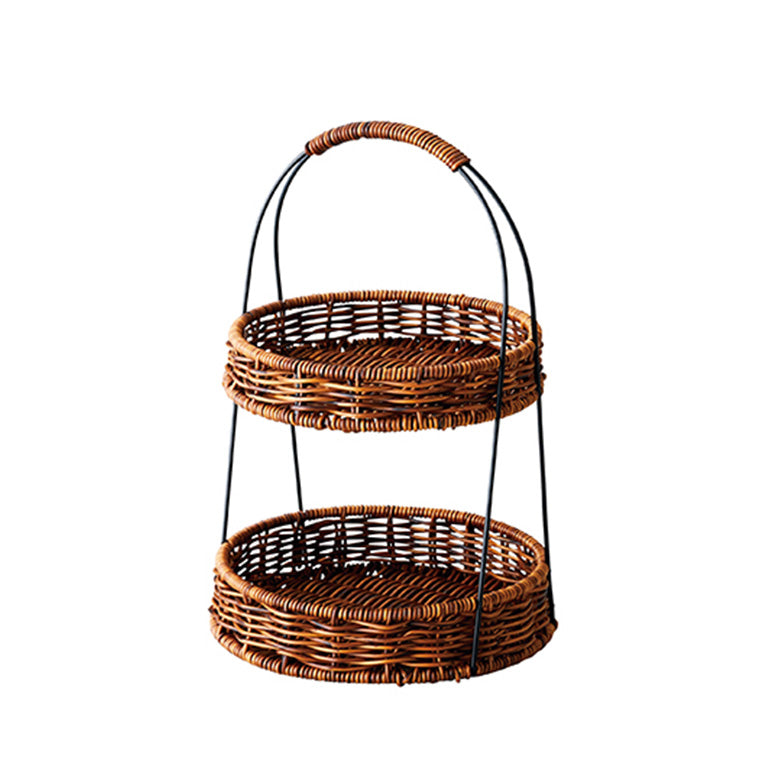 バスケット「SALUS」2段バスケット（215×215×335mm） – バスグッズ専門