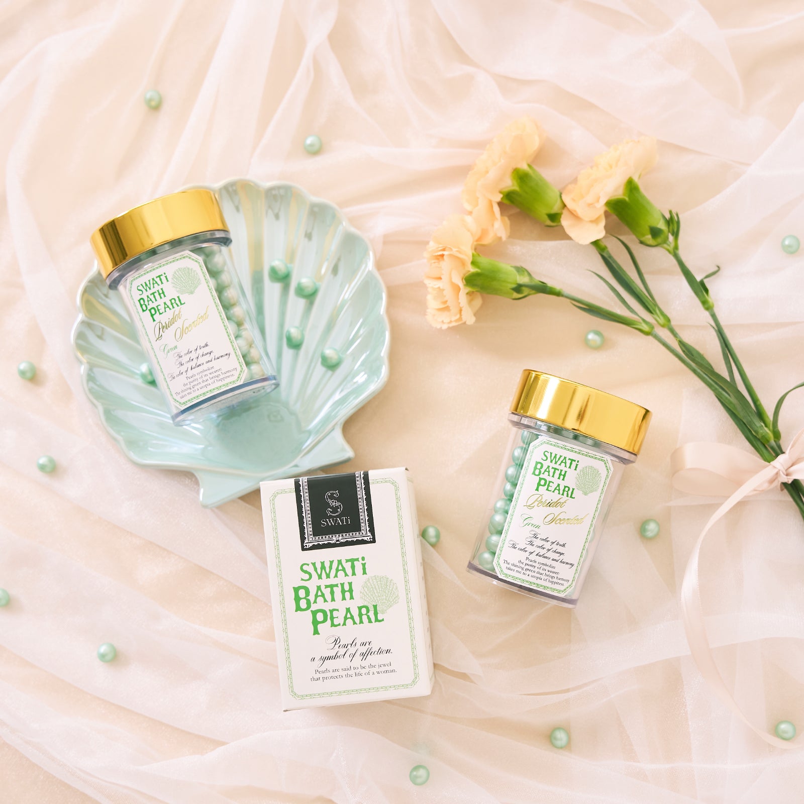 入浴剤／SWATi BATH PEARL GREEN（スワティーバスパールグリーン）M