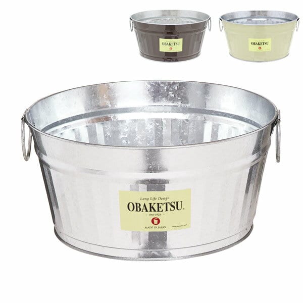 バケツ「OBAKETSU（オバケツ）」たらいバケツ（7.5L） – バス
