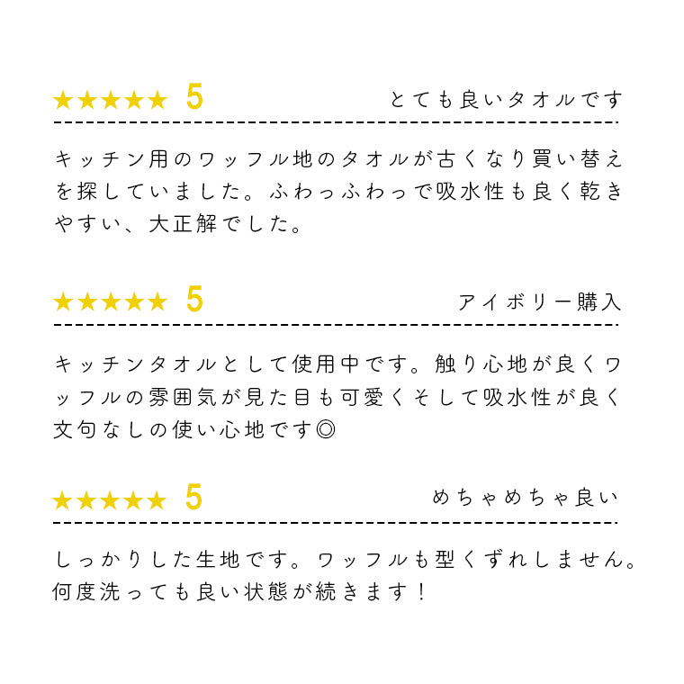 今治タオル「ワッフル＆ガーゼ」フェイスタオル – バスグッズ