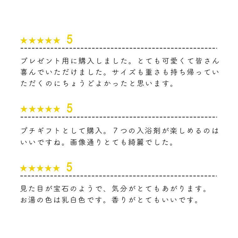 入浴剤「パトモス」セブンハーツ（アラカルト） – バスグッズ