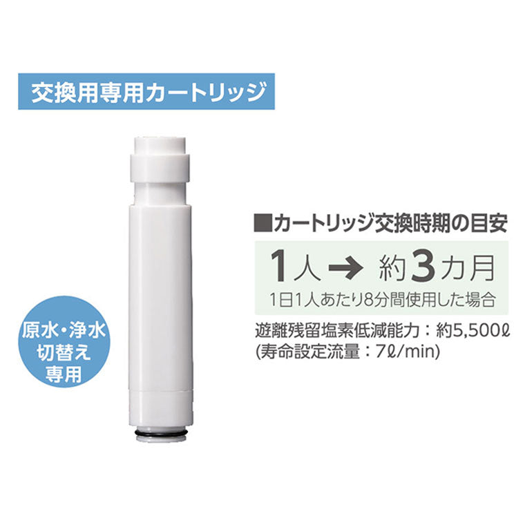 カートリッジ「SANEI」浄水切り替えシャワーヘッド専用カートリッジ（3