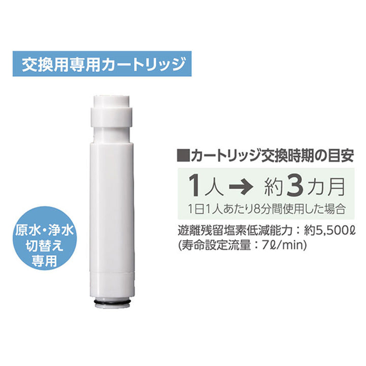 カートリッジ「SANEI」浄水切り替えシャワーヘッド専用カートリッジ（3