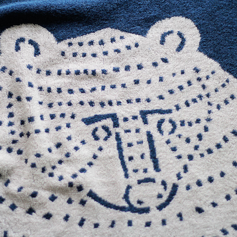 バスタオル「ハートウエル」Katakata／くま（60×120cm） – バスグッズ