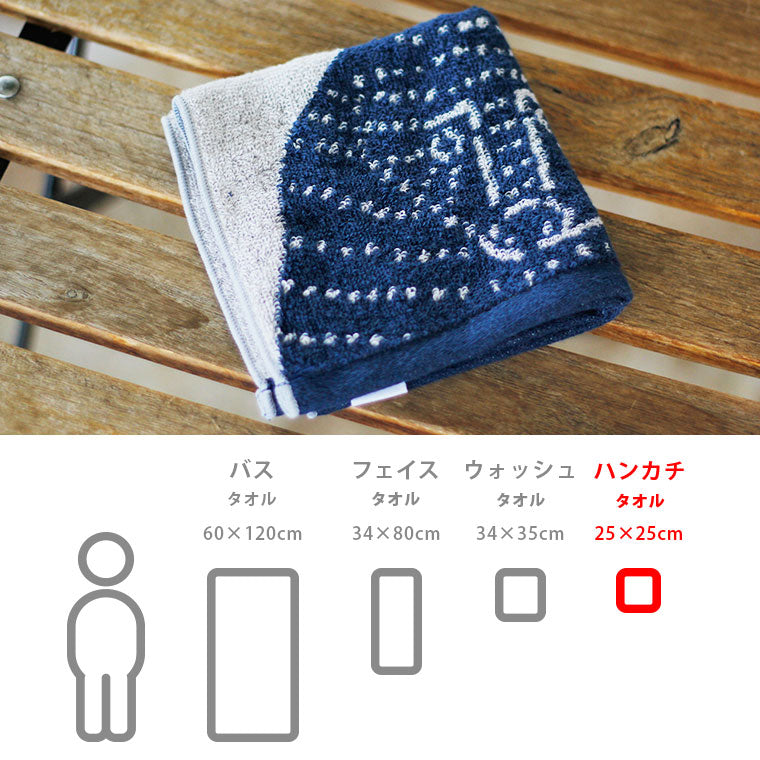 ハンカチ「ハートウエル」Katakata／くま（25×25cm） – バスグッズ専門