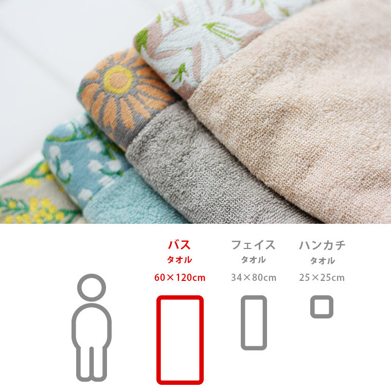 今治タオル「ハートウエル」Fiore_花言葉を贈るタオル／バスタオル