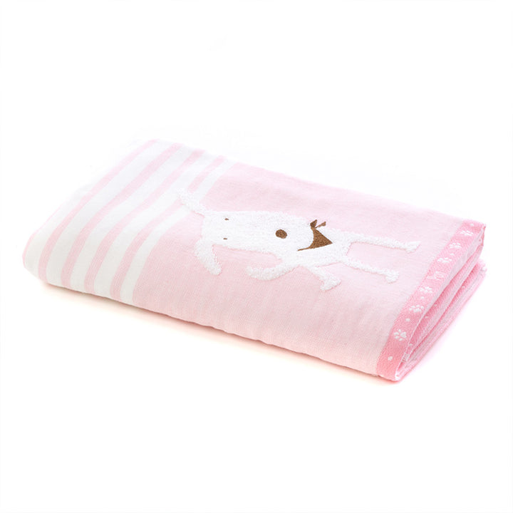 ボーメ・バスタオルの女の子・ピンクキャデラック製 ほのかいろ-梅- バスタオル、フェイスタオル、ウォッシュタオル