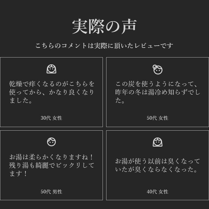 お風呂をいただく新常識、お風呂のお湯は炭で下ごしらえ、入れない理由 
