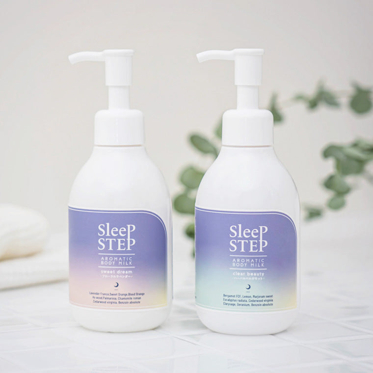 ボディミルク「SLEEP STEP」アロマティックボディミルク200mL