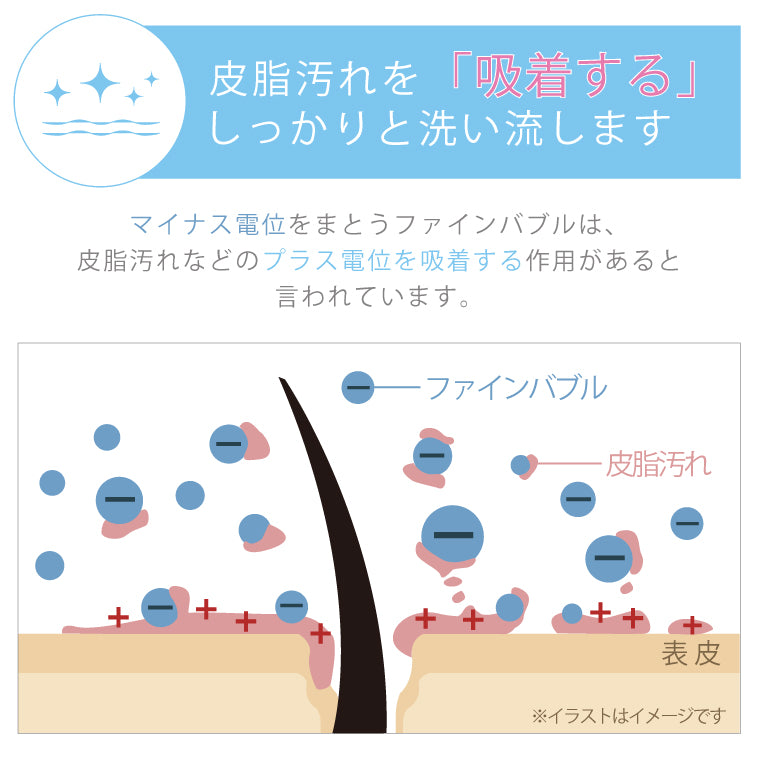 ヘッドブラシ付・洗髪特化型シャワーヘッド「スカルプファイン