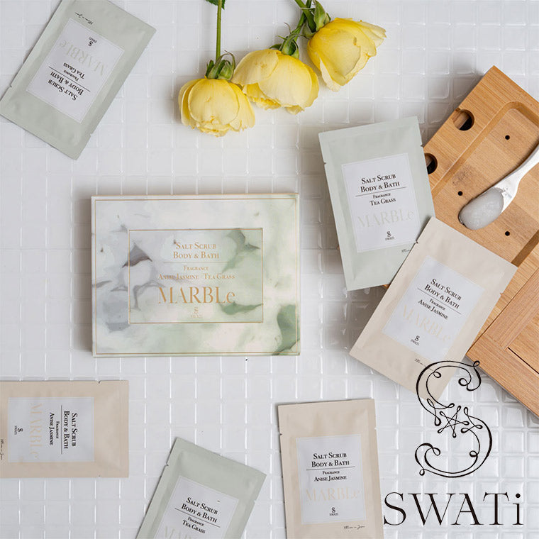 「SWATi MARBLe」SPECIAL BOX／SALT SCRUB BODY ＆ BATH