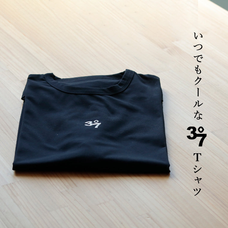 37Tシャツ「37（サウナ）」ブラック