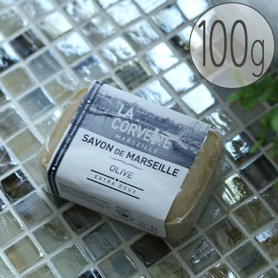 マルセイユ石鹸「ラ・コルベット」サボン・ド・マルセイユ・オリーブ（100g）