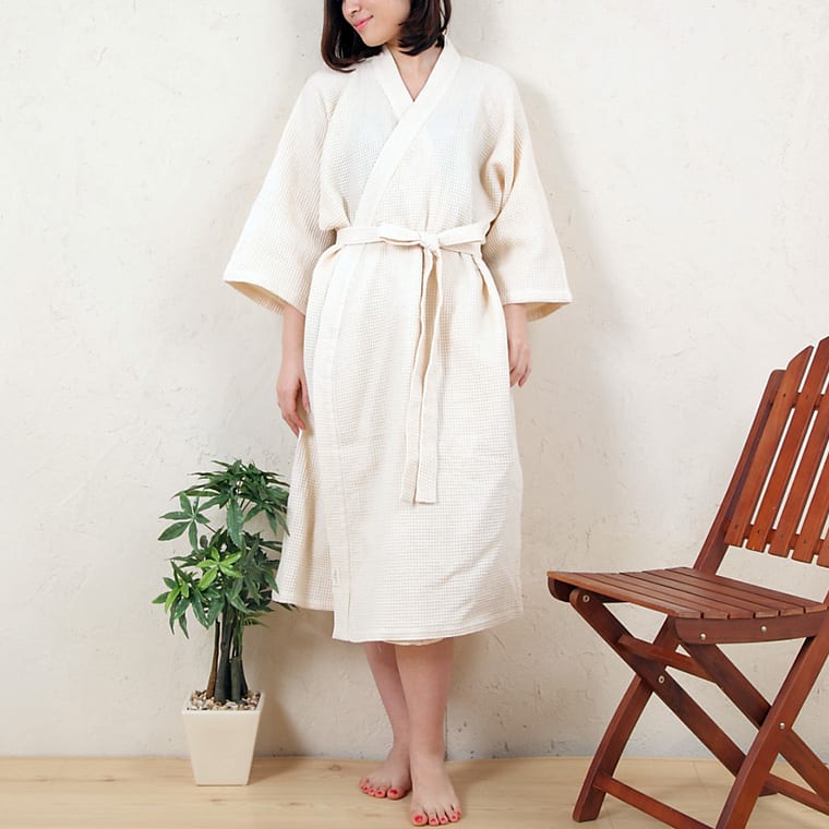 ideeZora(イデゾラ)「オーガニックコットン キモノローブ ideeZora(イデゾラ)「オーガニックコットン キモノローブ