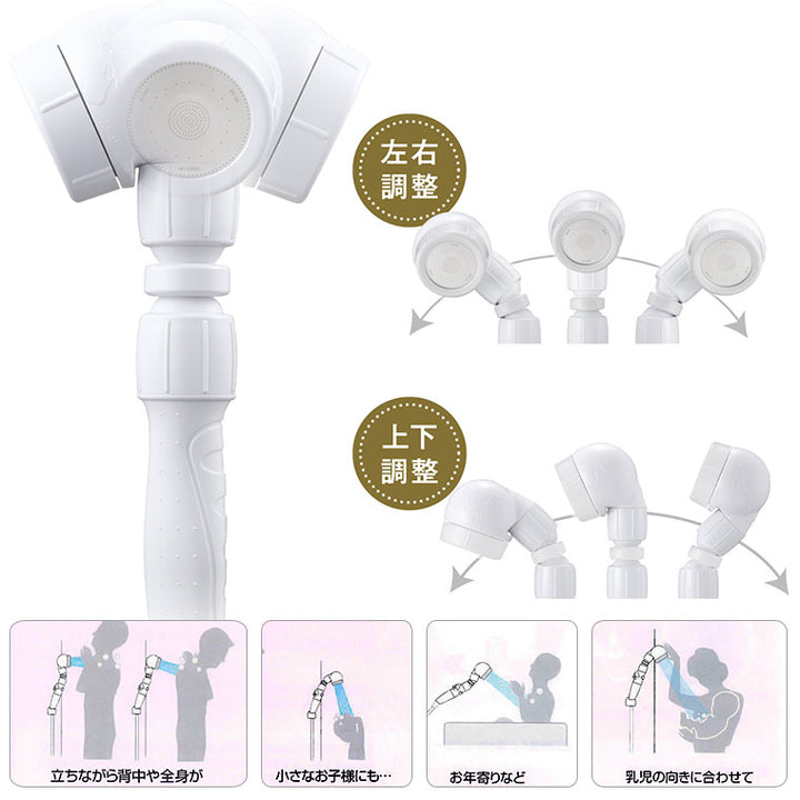 シャワーヘッド「アラミック」3Dアースシャワー – バスグッズ専門店