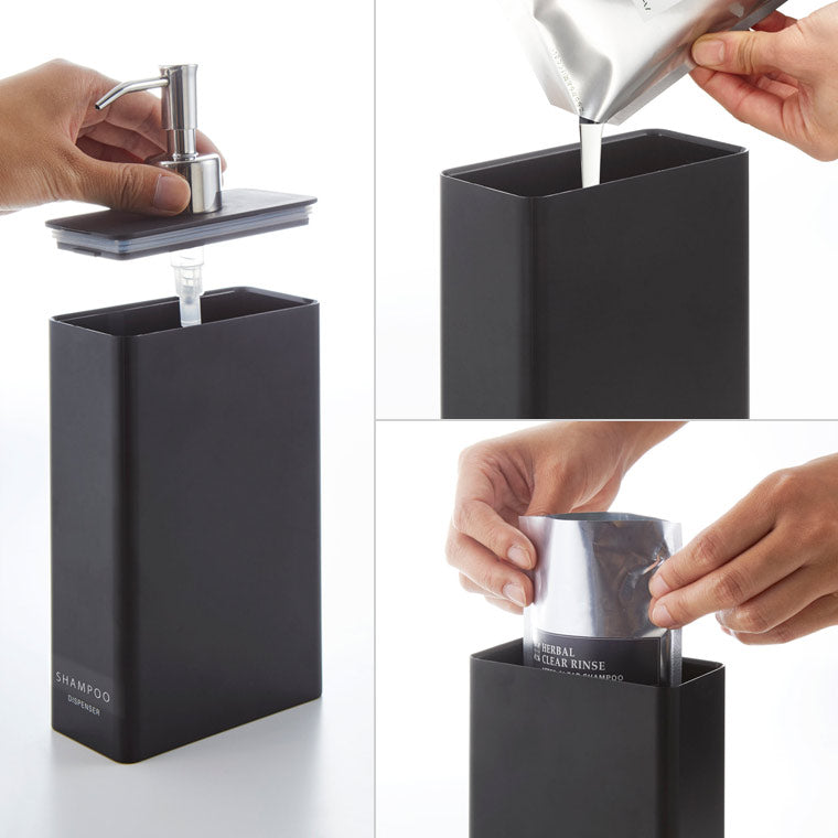 詰め替えボトル「tower（タワー）」ツーウェイディスペンサー