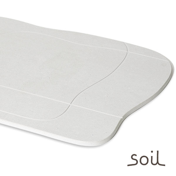 珪藻土バスマット「ソイル soil」aqua – バスグッズ専門店公式通販｜お