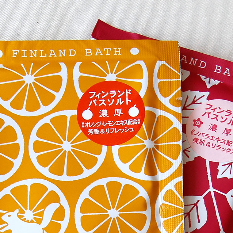 入浴剤「フィンランドバスソーク」オーロラオレンジ