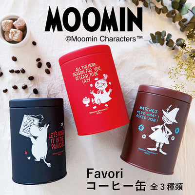 コーヒー缶「ムーミン」Favori（ファボリ）コーヒーコンテナー