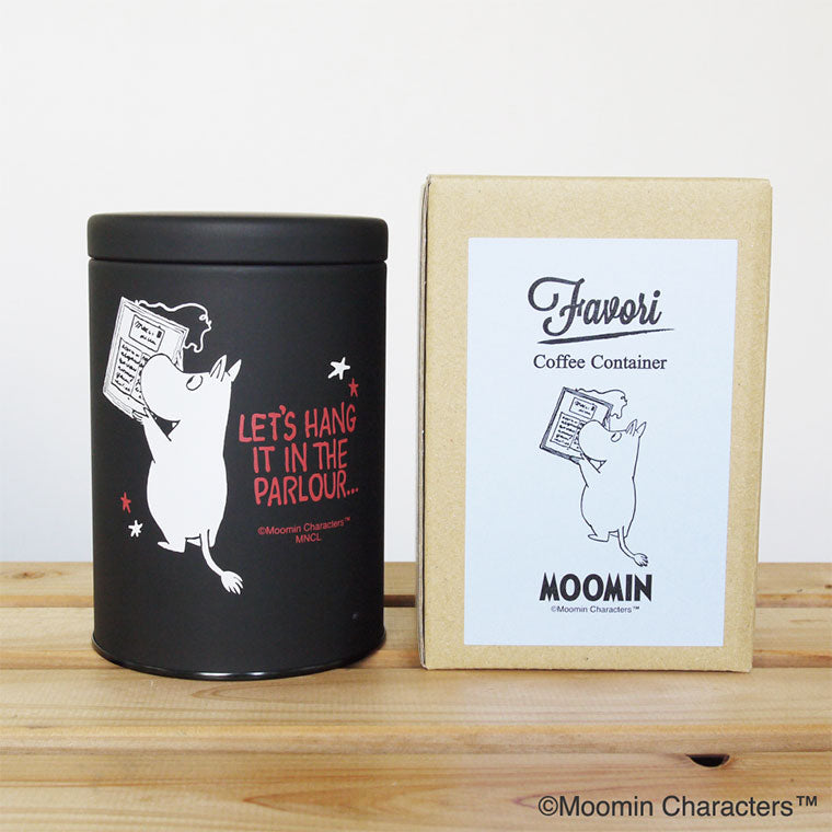コーヒー缶「ムーミン」Favori（ファボリ）コーヒーコンテナー – バス