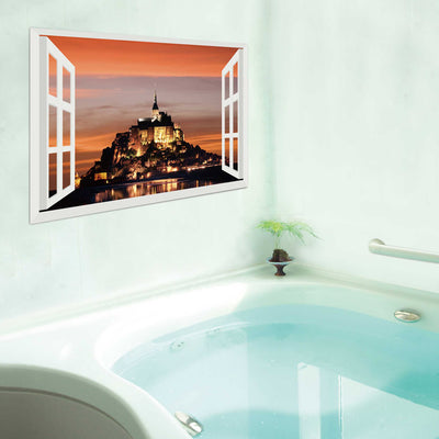お風呂のポスター「世界遺産」