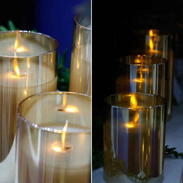 LEDキャンドル「イルミネシャイン」（S）[PE663-00-10] – バスグッズ