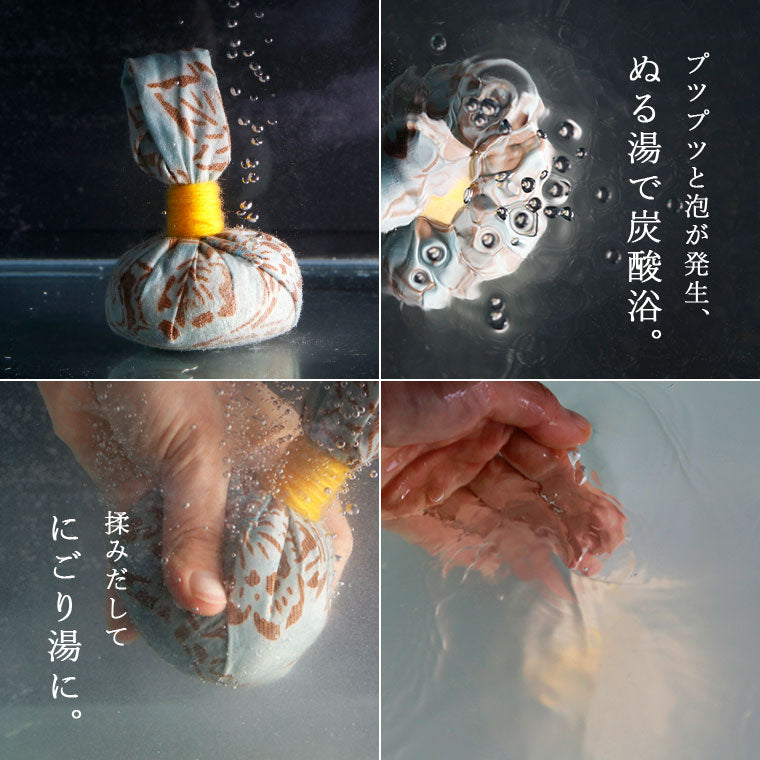 おうち温泉ギフト「お父さんありがとう」浴玉＆平日タオル（グレー