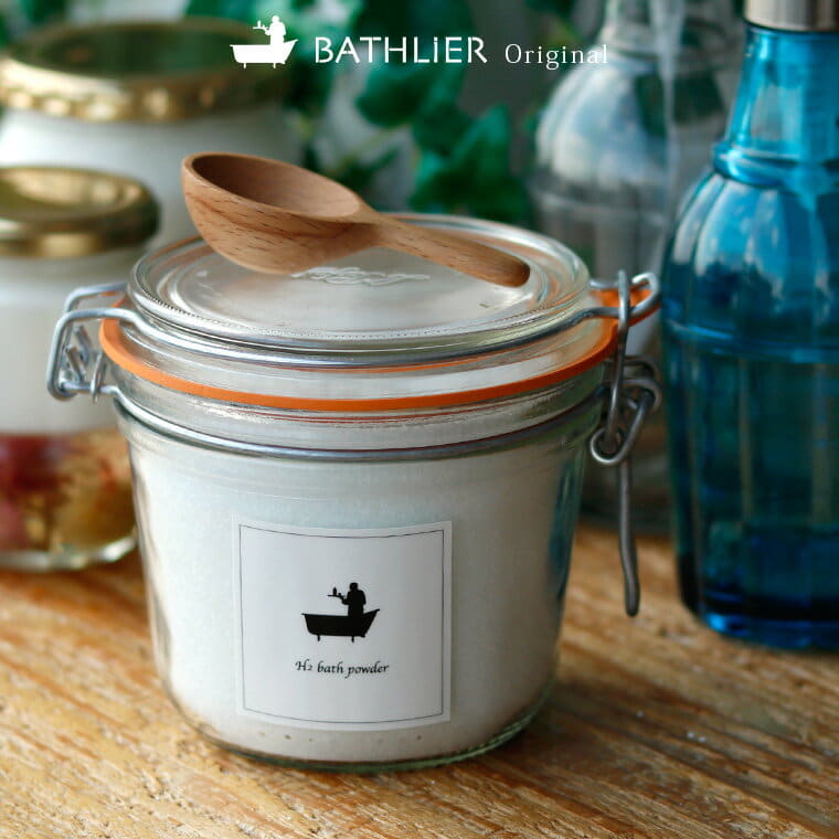 水素入浴剤「BATHLIER H2 bath powder」RDモイストバスパウダージャータイプ[jar]