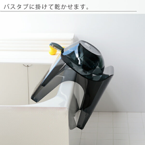 バス3点セット「HUBATH（ヒューバス）クリア」バスチェアh30＆洗面器