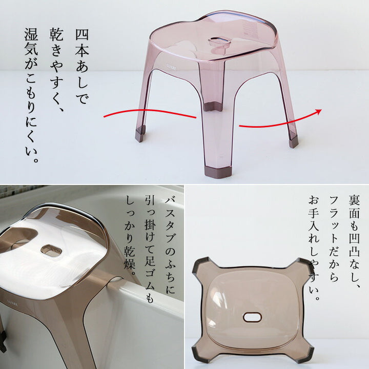 おしゃれセットアップ♪バスチェアー&洗面器で優雅に癒されて ＆HAT バススツール＆ウォッシュボールセット 洗面器 湯おけ